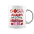 Dada Of The Berry First Birthday Girl Sweet Strawberry Coffee Mug