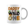Daddy Of The Birthday Wild One Safari Dad And Mom Boy Family Coffee Mug