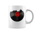 Detroit Vintage Michigan Skyline Vinyl Record Coffee Mug