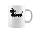 Dragon Boat Mythology Oars Rowing Silhouette Coffee Mug