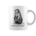 Fight Or Flight Penguin Pun Meme Coffee Mug