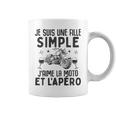 Fille Simple J' Aime La Moto Apéro Motorcycle Motard Tasse