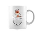 Fox In The Pocket Cute Baby Pocket Fox Coffee Mug