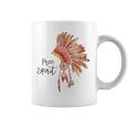 Free Spirit Native American Headdress Feathers Boho Ethnic Coffee Mug