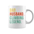 Climbing Dad Husband Legend Cool Father's Day Coffee Mug
