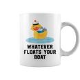 Cruise Ship Humour Whatever Floats Your Boat Cruising Coffee Mug