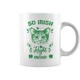 St Patrick's Day So Irish Right Meow Shamrocks Coffee Mug