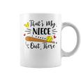 That's My Niece Out There Softball Grandma & Grandpa Coffee Mug