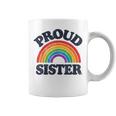 Gbtq Proud Sister Gay Pride Lgbt Ally Family Rainbow Flag Coffee Mug