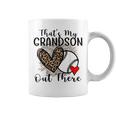 Grandma Grandpa Baseball That's My Grandson Out There Coffee Mug