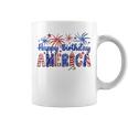 Happy Birthday America Firework Usa Flag 4Th Of July Freedom Coffee Mug