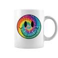 Happy Face Cute Aesthetic Tie Dye Smile Face Men Coffee Mug