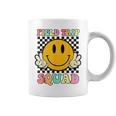 Hippie Smile Face Field Trip Squad Groovy Field Day 2024 Coffee Mug