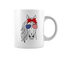 Horse 4Th Of July Bandana For Horseback Riding Horse Lover Coffee Mug