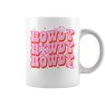 Howdy Southern Western Girl Country Rodeo Pink Cowgirl Disco Coffee Mug
