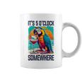 It's 5 O'clock Somewhere Drinking Parrot Cocktail Summer Coffee Mug
