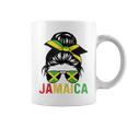 Jamaican Flag Jamaican Clothing Jamaica Messy Bun Jamaica Coffee Mug
