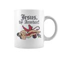 Jesus By Armbar Satan God Christian Faith Coffee Mug