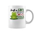 Just A Girl Who Loves Frogs Frog Meme Great Present Coffee Mug