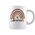 Librarian Rainbow Leopard School Librarian Coffee Mug