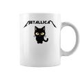 Metallicat Black Cat Lover Rock Heavy Metal Music Joke Coffee Mug