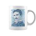 Nikola Tesla Illustration Por Glitschika s Taza de café