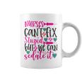 Nurses Cant Fix Stupid But We Can Sedate It Nursing Coffee Mug