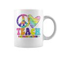 Peace Love Teach Hippie Teacher Life Coffee Mug