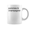 Pommes & Champagner X Liebe Champagne Frites Love Fun Tassen