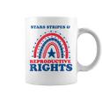 Pro Choice Boho Rainbow Stars Stripes Reproductive Rights Coffee Mug