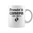 Promoted To Grandma Est 2024 New Grandma Grandmother Coffee Mug