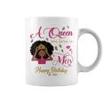 A Queen Was Born In May Black Queen Coffee Mug
