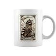 Raccoon Tarot Card Death Witchcraft Occult Raccoon Coffee Mug