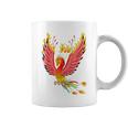 Rainbow Phoenix Fire Bird Coffee Mug