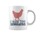I Raise Tiny Dinosaurs Vintage Retro Chicken Silhouette Coffee Mug