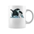 Regalo De Ballena Asesina Saltando Orca Sin Mangas Taza de café