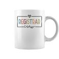 Registrar Crew Team Back To School Teacher Supplies Coffee Mug