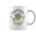 Retro Shamrock N Roll Plays Guitar St Pattys Coffee Mug