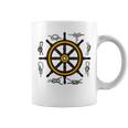 Ships Wheel & Rope Knots Sailors Nautical Yachting Coffee Mug