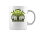 Im Simple Man I Like Doobies And Boobies Weed Smoker Vintage Coffee Mug