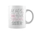Sister Pink Winter Onederland 1St Birthday Snowflake Group Coffee Mug
