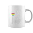 Skeleton Drinking Coffee Lgbt-Q Pansexual Pride Pan Ally Coffee Mug