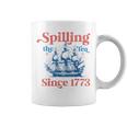 Spilling The Tea Since 1773 Vintage Us History Teacher Coffee Mug
