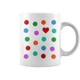Spotty Dots Spots & Heart Yellow Men Women Children Spot Coffee Mug
