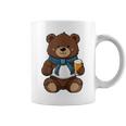 Teddy Bear Has A Beer In His Paws Men's Day Father's Day Coffee Mug