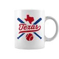 Texas Baseball Vintage State Pride Love City Coffee Mug
