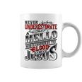 Never Underestimate Mello Family Name Coffee Mug