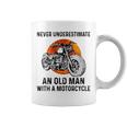 Never Underestimate An Old Man With A Motorcycle Birthday Coffee Mug
