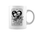 Vintage The Lovers Tarot Card Skeleton Skull Loves Tarot Coffee Mug