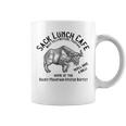 Vintage Rocky Mountain Oyster Sack Lunch Cafe Montana Coffee Mug